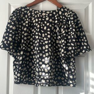 LAST CHANCE Satin animal print woven